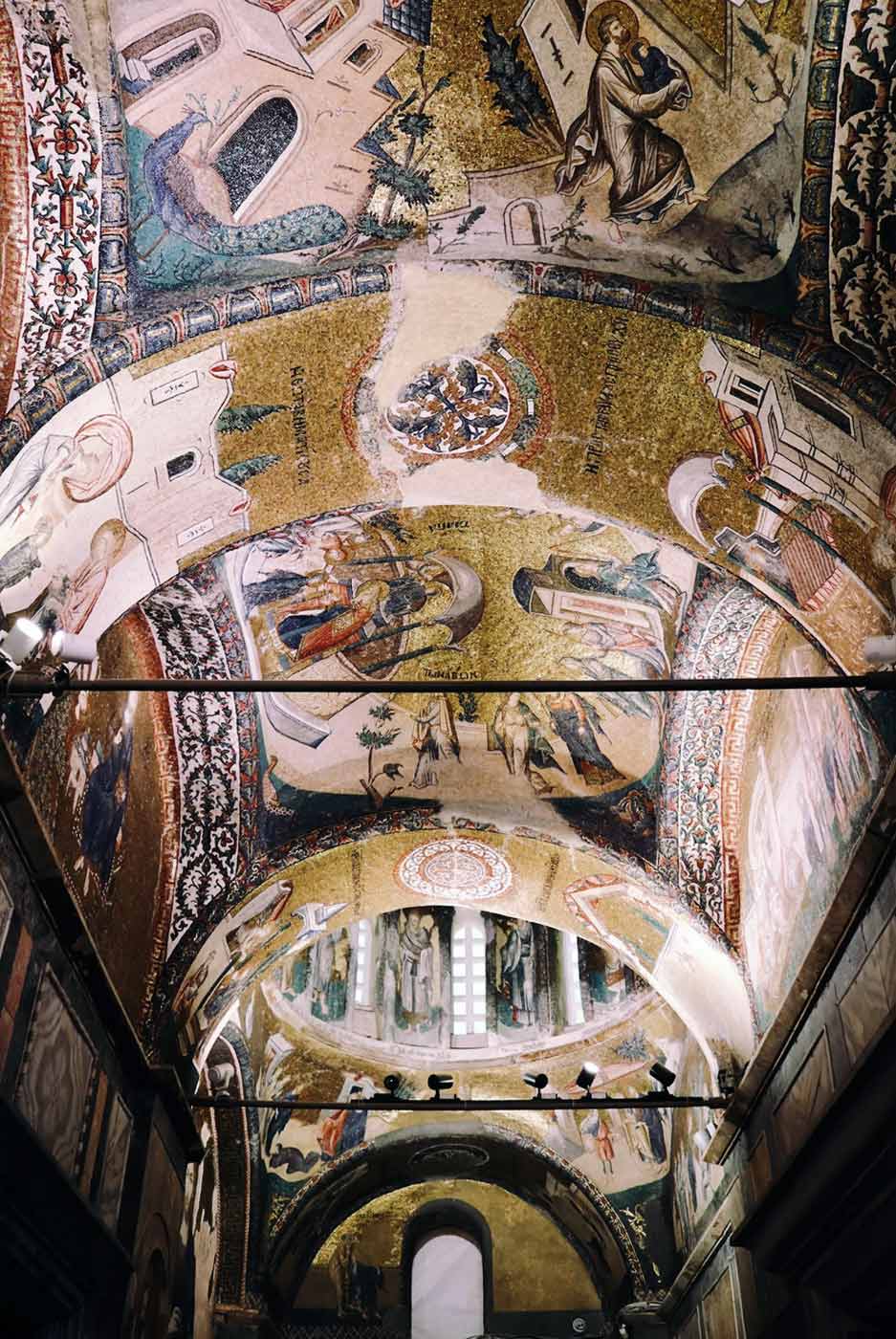 Chora Church Inside: Byzantine Mosaics 14th Century