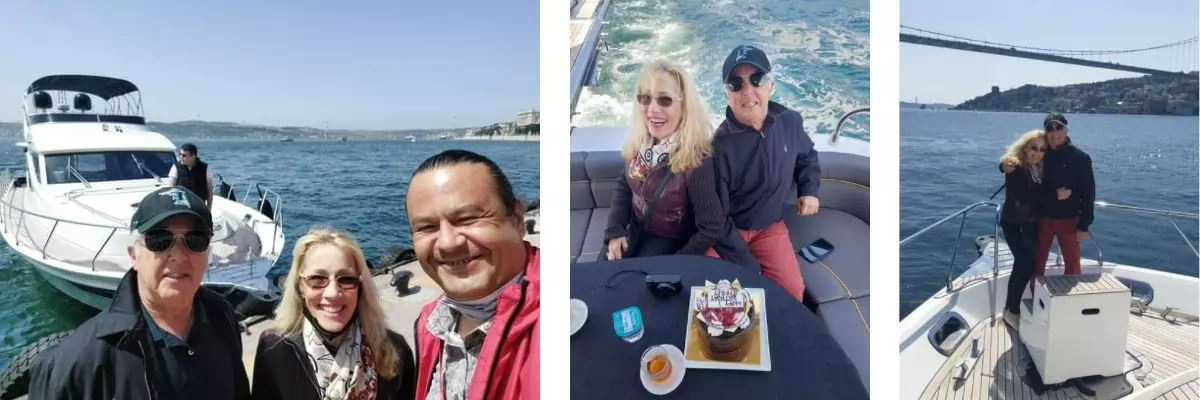 Customers on private bosphorus tour from best istanbul tour companie on Tripadvisor