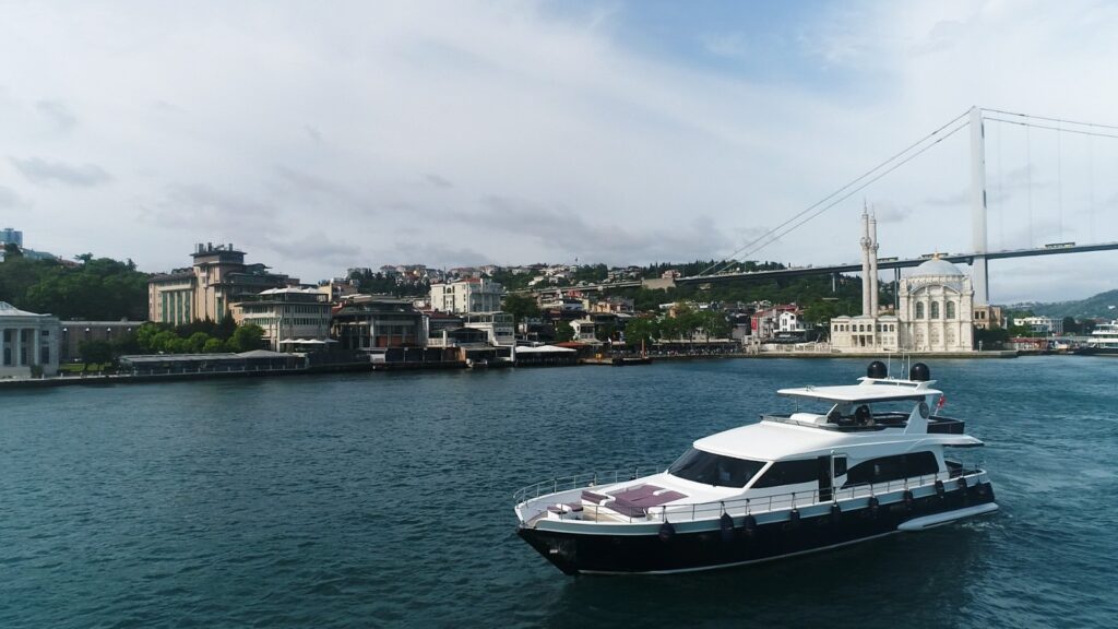 bosphorus strait in istanbul with private yacht which is best experience in Istanbul tours