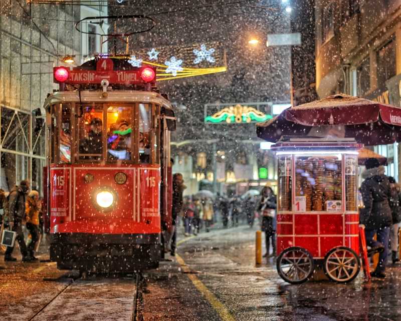 Taksim Istanbul to go in Europe for Christmas 2023