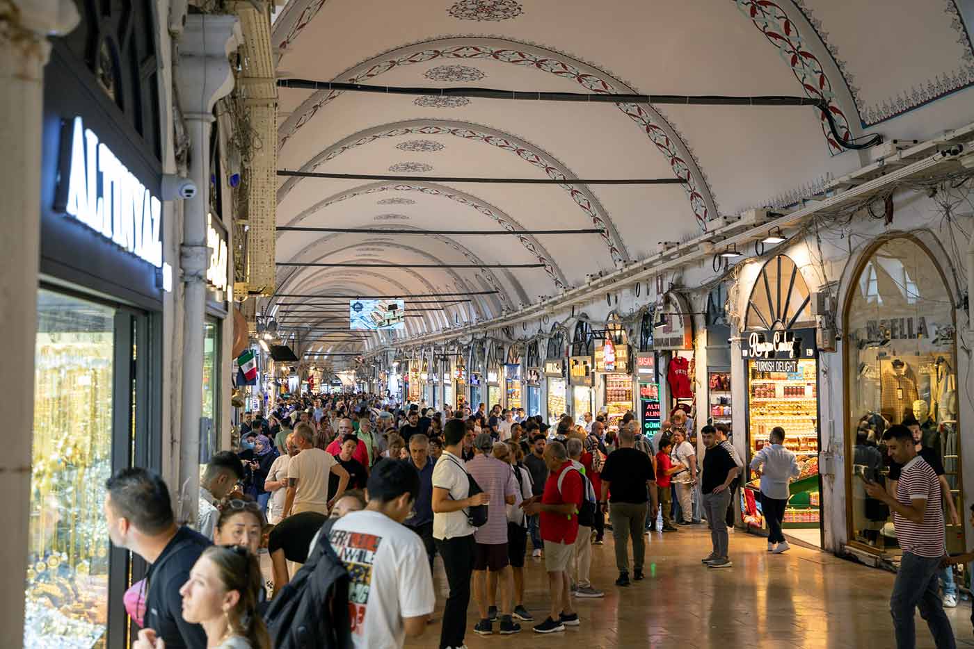 Istanbul Grand Bazaar Inside View