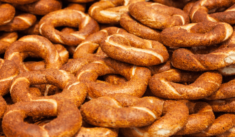 Simit Street foods, Turkish Simit