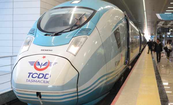 Turkish High-Speed Rail train