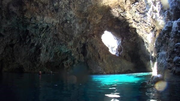Diving at caves in Antalya