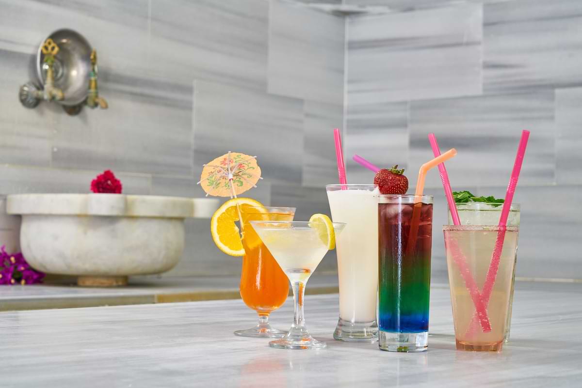 fruit drinks in turkish baths hammam