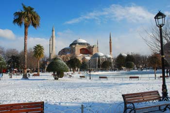 Hagia Sophia in Winter