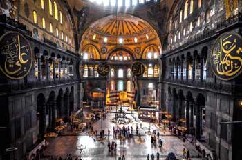 Istanbul Hagia Sophia Inside View