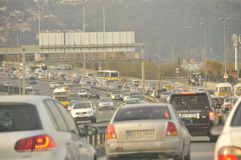 istanbul traffic rent a car in Turkey
