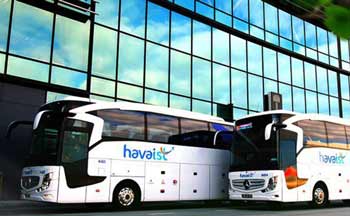 havaist istanbul airport transfer shuttle buses 
