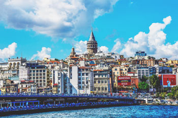 Istanbul Bosphorus Karakoy Galata Tower