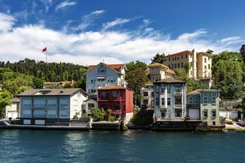 istanbul's historical mansions from the private boat tour