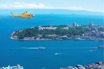 best places for helicopter tours in Istanbul