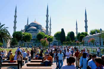 istanbul sulatanahmet mosque blue mosque