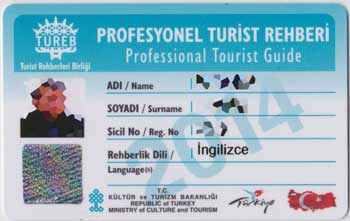 Proffesional Tourist Guide Licance Turkey