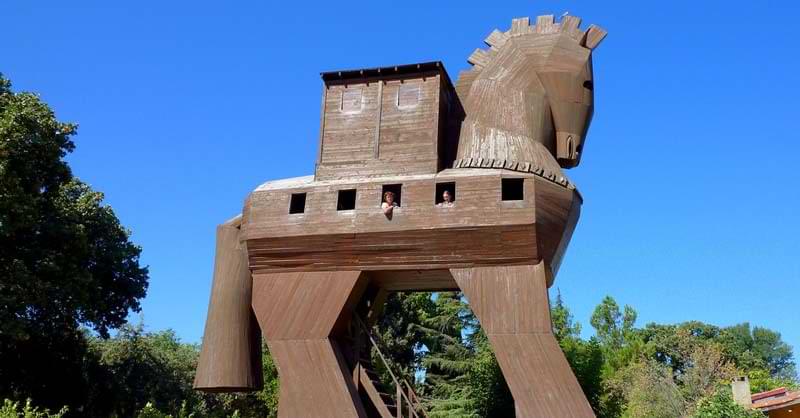 troy horse, troy from ıstanbul